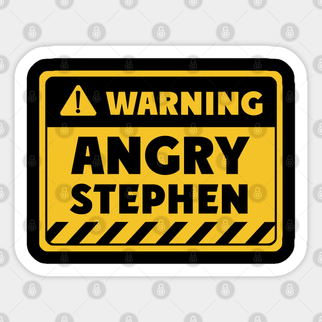 Angry Stephen Sticker by EriEri